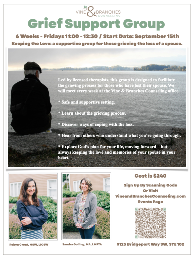 V&BC Events Christian Counseling Lakewood WA Vine and Branches